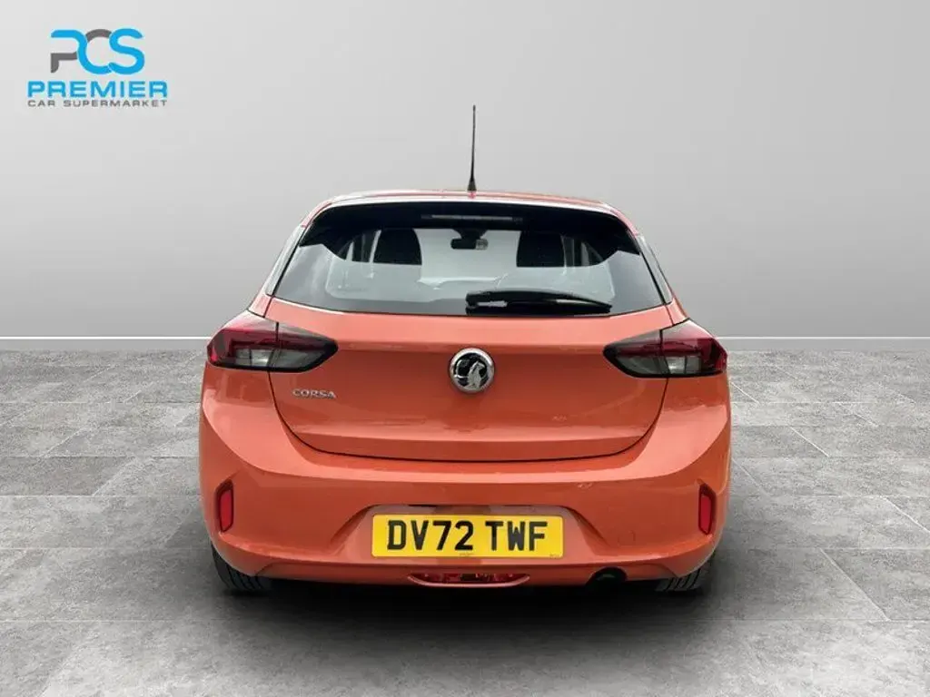 Used Vauxhall Corsa Design Edition 2022 Power orange (metallic paint) Hatchback