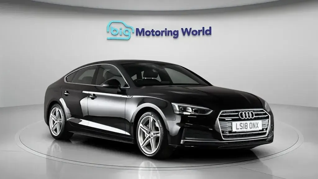 Usado Audi A5 Sportback S-Line 252 CV (185 kW) 2018 Negro Utilitario