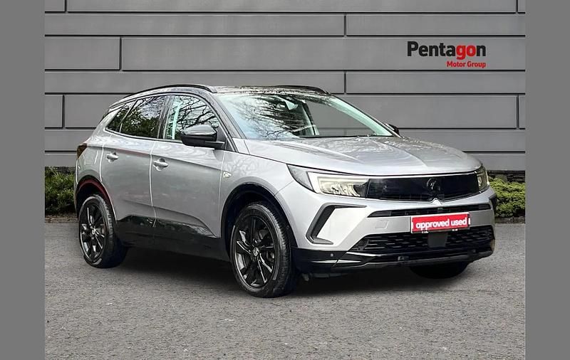 Used Vauxhall Grandland X GS Line 128 HP (94 kW) 2022 Grey SUV