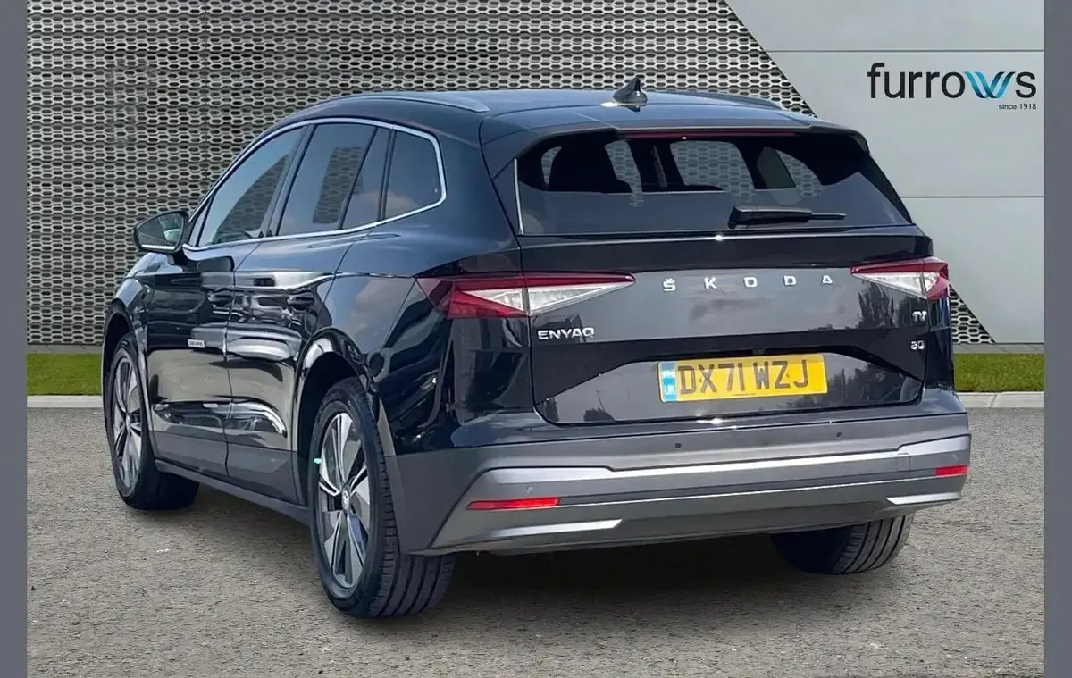 Used Skoda Enyaq iV ecoSuite 150 kW (204 HP) 2021 Black SUV