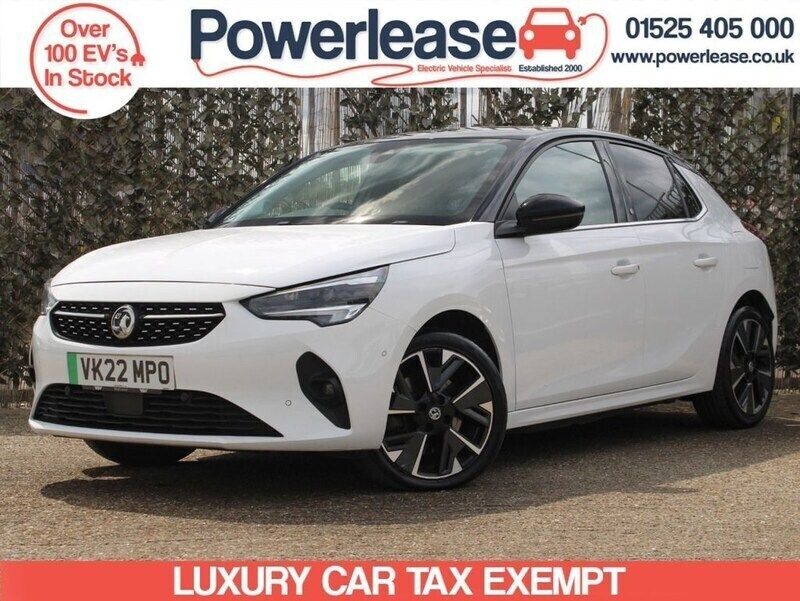 White Used 2022 Vauxhall Corsa-e Elite Hatchback | £10,744 (Fair price) - Image 1/4