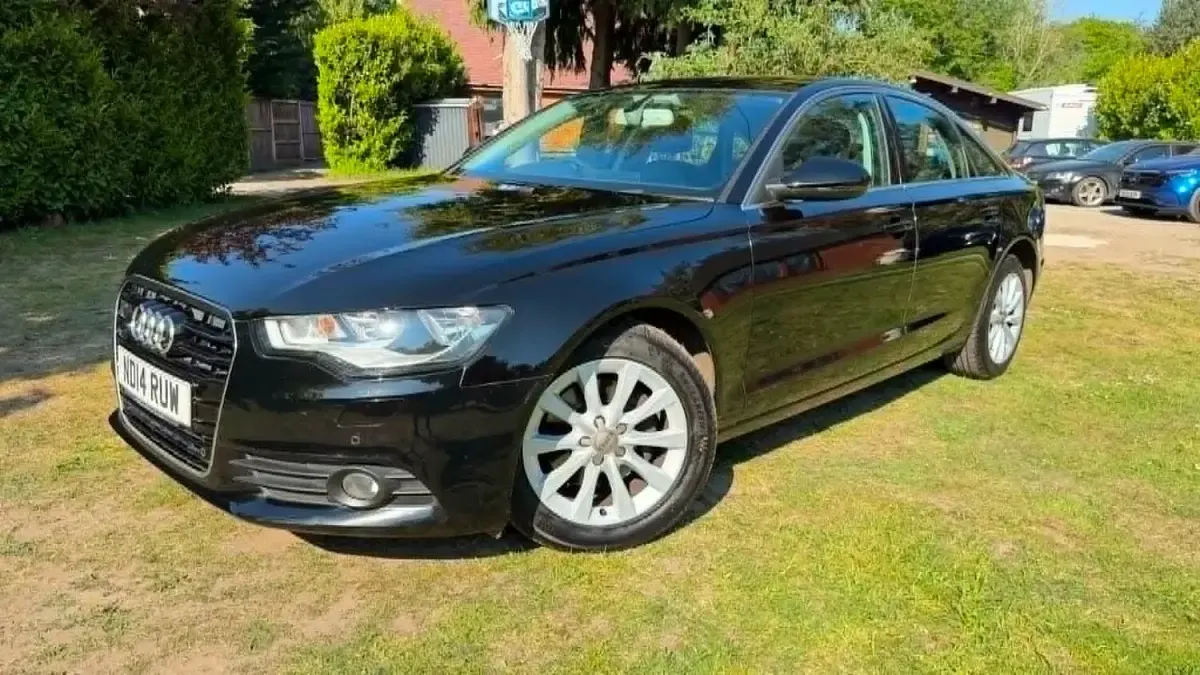 Used Audi A6 2014 Black Sedan