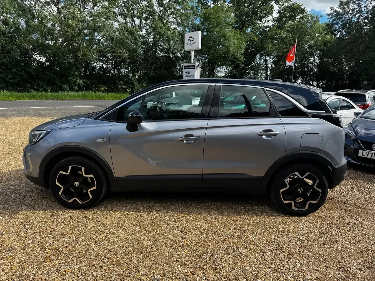 Used Vauxhall Crossland Elite 130 HP (95 kW) 2021 Grey SUV