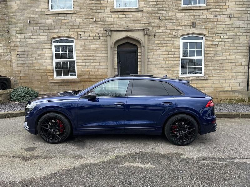 Used Audi Q8 S-Line 286 HP (210 kW) 2019 Blue SUV