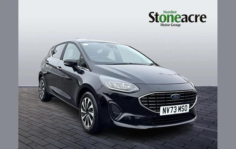 Used Ford Fiesta Titanium 123 HP (90 kW) 2024 Black Hatchback