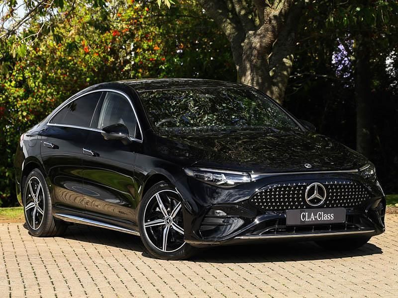 Black New 2025 Mercedes CLA 250+ AMG line Sedan | £44,498 (Fair price) - Image 1/4