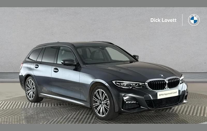 Grey Used 2020 BMW 330e M Sport Estate | £22,400 (Fair price) - Image 1/4