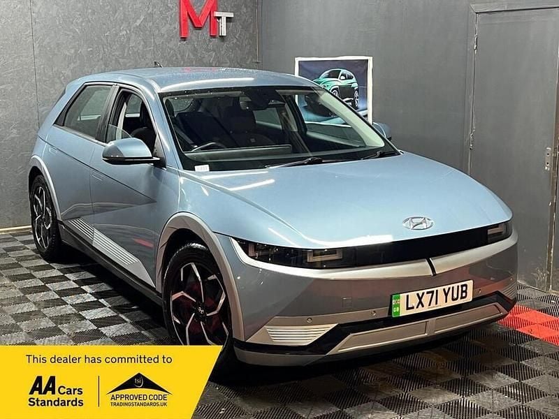 Used Hyundai Ioniq Premium 125 kW (170 HP) 2021 Blue Hatchback