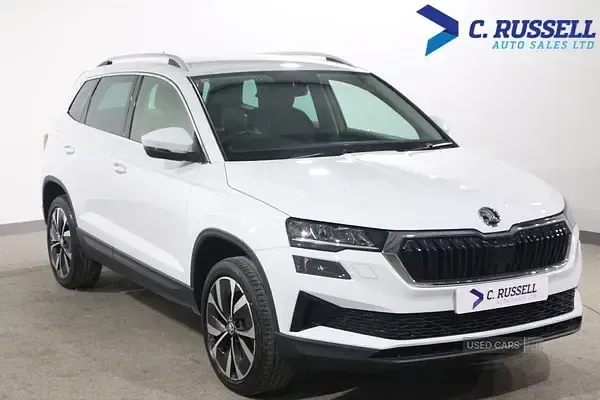 Gebraucht Skoda Karoq SE L 150 PS (110 kW) 2023 Weiß SUV