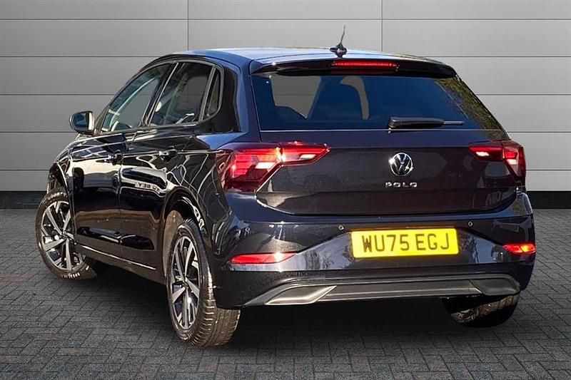 Used VW Polo Match 95 HP (69 kW) 2025 Black Hatchback