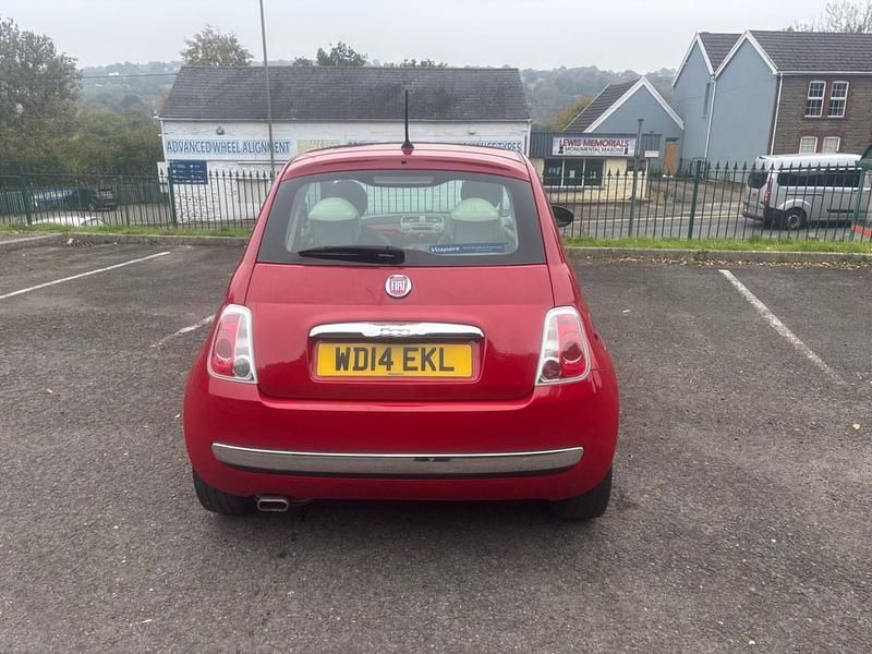 Used Fiat 500 Lounge 69 HP (50 kW) 2014 Red Hatchback