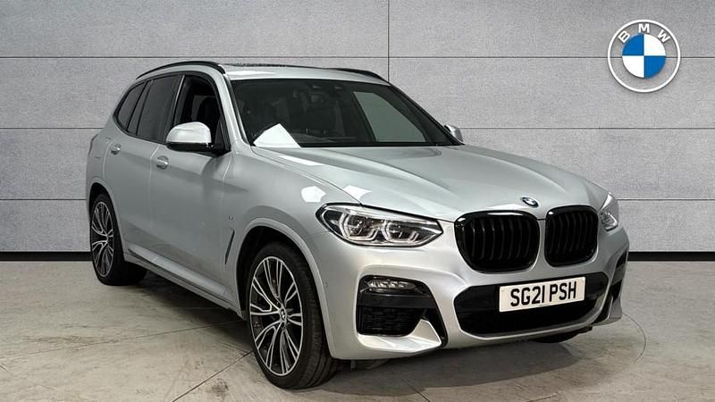 Used BMW X3 M Sport 187 HP (137 kW) 2021 Silver SUV