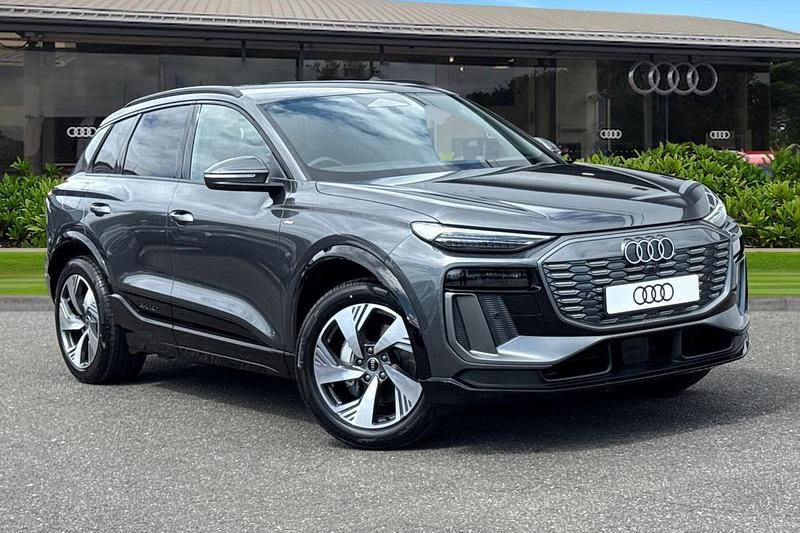 Grey New 2025 Audi Q6 e-tron S-Line SUV | £59,490 - Image 1/4