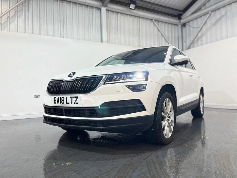 Used Skoda Karoq SE L 150 HP (110 kW) 2018 White SUV