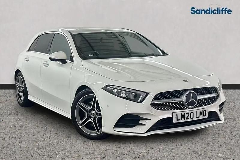 White Used 2019 Mercedes A220 AMG Line Premium Hatchback | £17,547 (Fair price) - Image 1/4