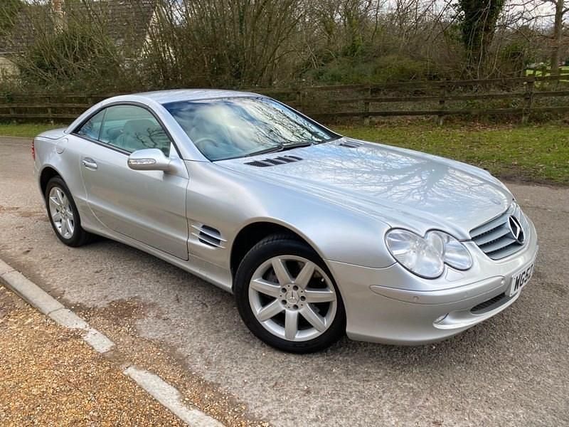 Used Mercedes SL500 2003 Silver Cabriolet