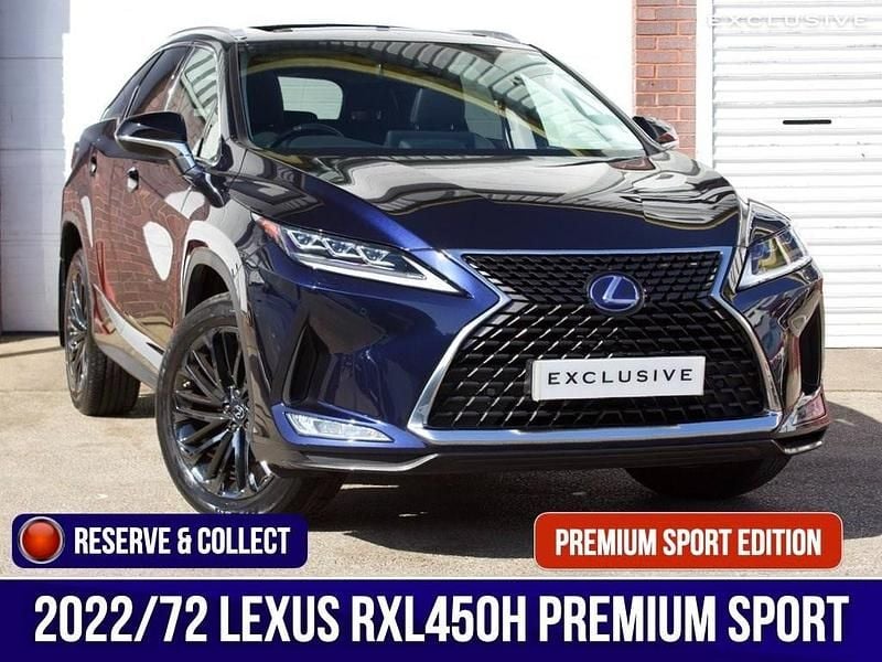 Used Lexus RX450hL 313 HP (230 kW) 2022 Blue Estate