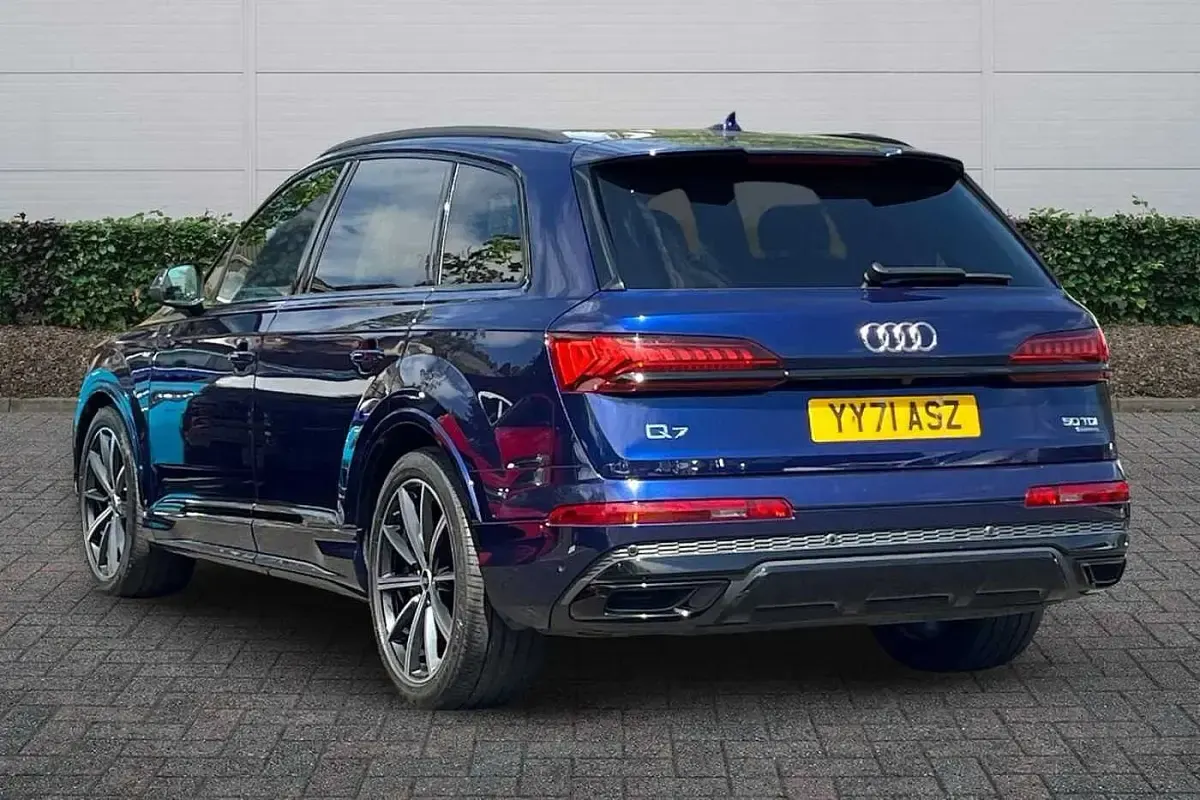 Used Audi Q7 Black Edition 281 HP (206 kW) 2021 Blue SUV