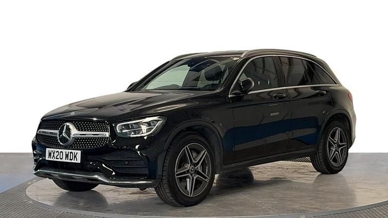 Black Used 2020 Mercedes GLC220 AMG line SUV | £24,320 (Fair price) - Image 1/4