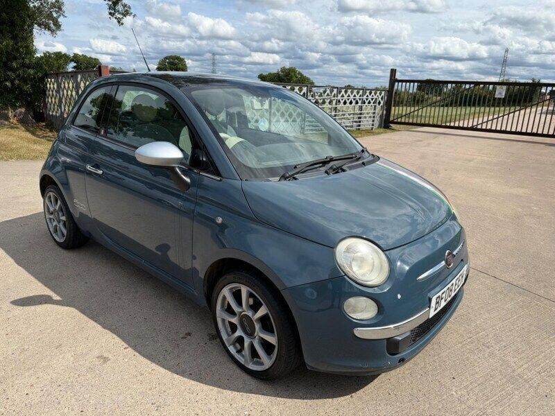 Blue Used 2008 Fiat 500 Lounge Hatchback | £650 (Fair price) - Image 1/4