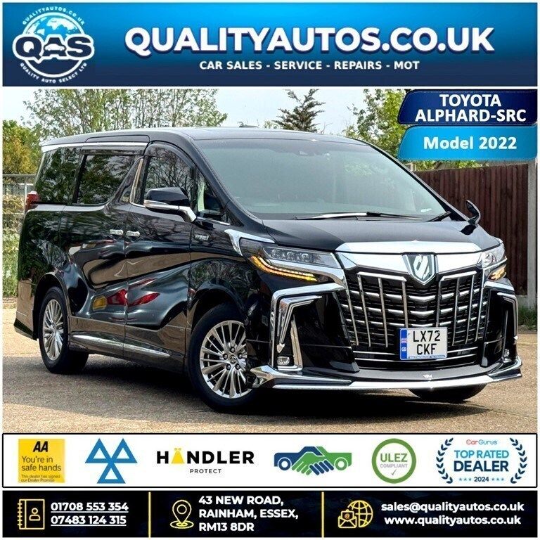 Black Used 2022 Toyota Alphard MPV | £64,995 - Image 1/4