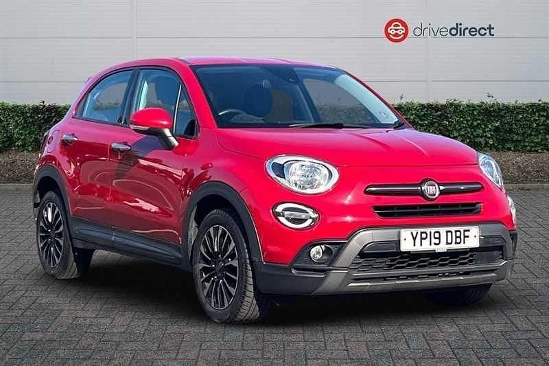 Red Used 2019 Fiat 500X Cross SUV | £7,661 (Fair price) - Image 1/4