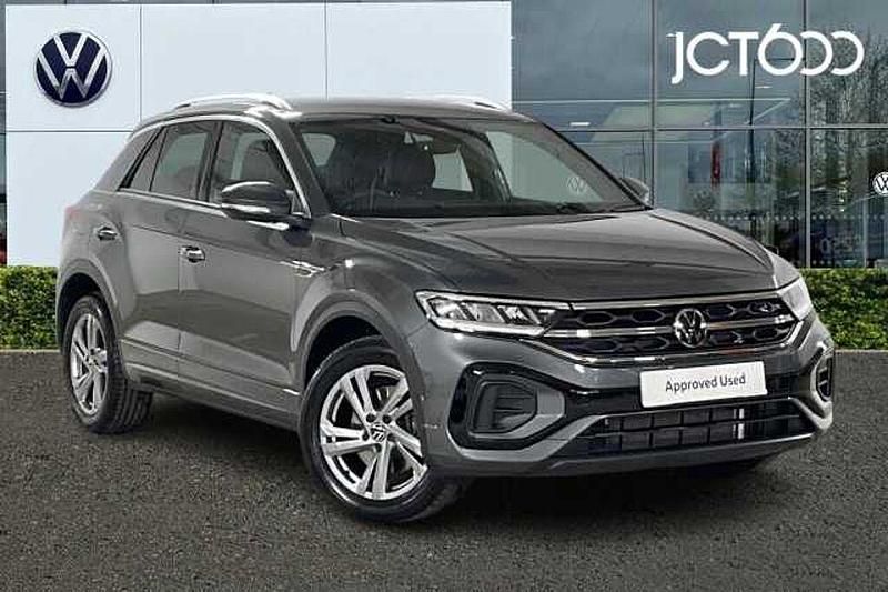 Grey Used 2025 VW T-Roc R-line SUV | £26,211 (Fair price) - Image 1/4