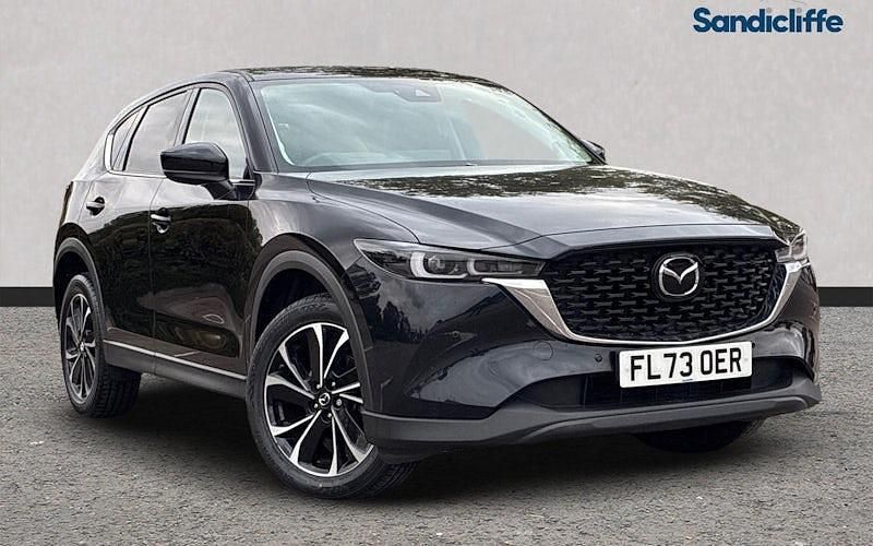 Black Used 2023 Mazda CX-5 Exclusive-Line SUV | £20,421 (Fair price) - Image 1/4