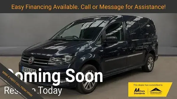Used VW Caddy Maxi Highline 102 HP (75 kW) 2019 Blue MPV