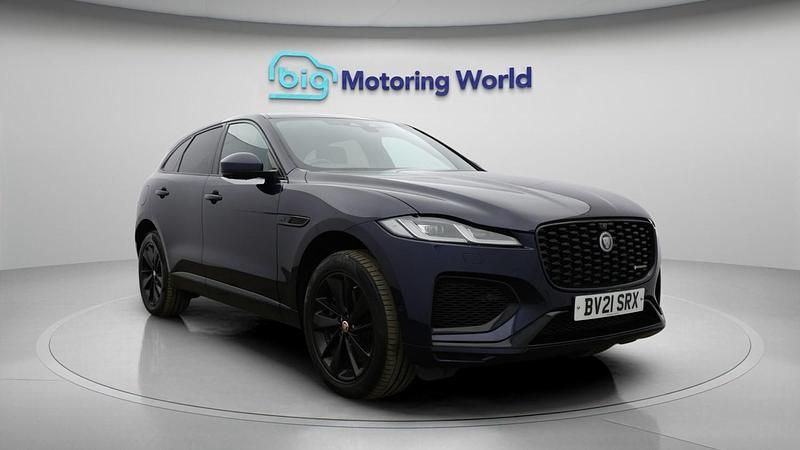 Used Jaguar F-Pace R-Dynamic 404 HP (297 kW) 2021 Blue SUV