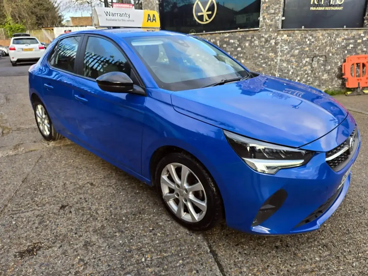Begagnad Vauxhall Corsa Edition 2022 Blå Halvkombi