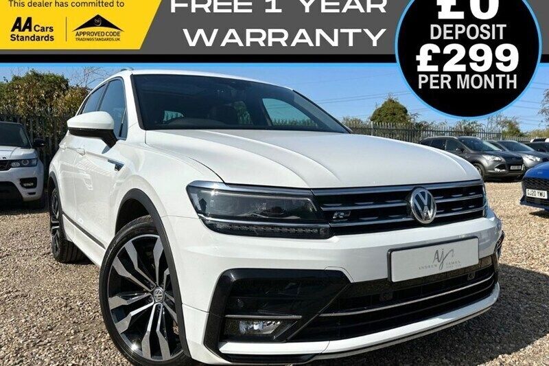 White Used 2017 VW Tiguan R-line SUV | £14,990 (Fair price) - Image 1/1