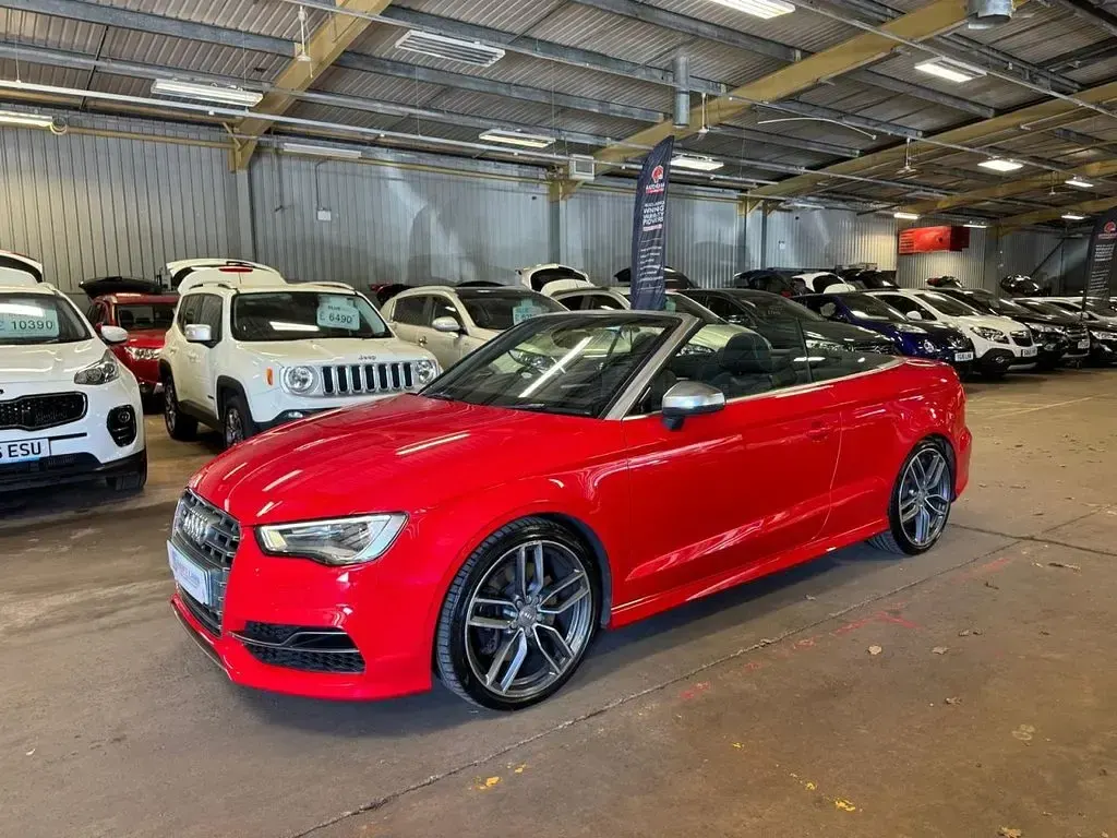 Used Audi A3 Cabriolet 220 HP (161 kW) 2015 Red Cabriolet