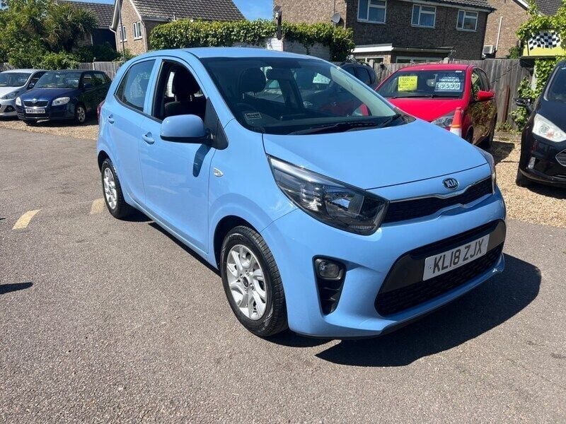 Blue Used 2018 Kia Picanto 2 Hatchback | £8,999 (Fair price) - Image 1/4