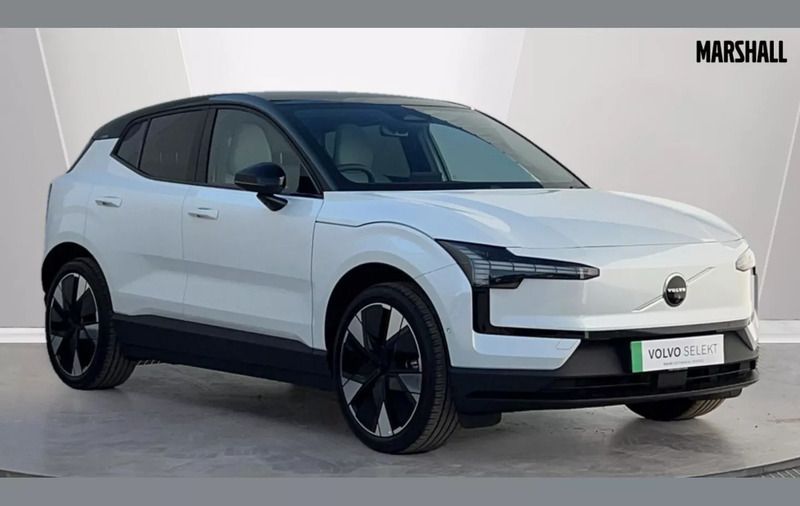 Metallic crystal white New 2025 Volvo EX30 Ultra SUV | £34,995 (Super price) - Image 1/4