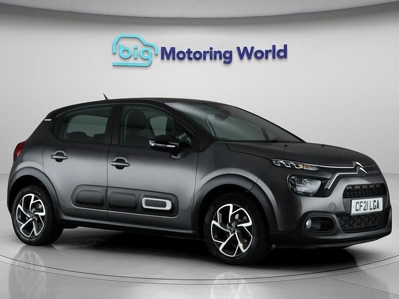 Grey Used 2021 Citroën C3 PureTech Hatchback | £10,213 (Good price) - Image 1/4