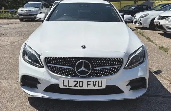 Used Mercedes C200 AMG Line Premium 184 HP (135 kW) 2020 White Coupe