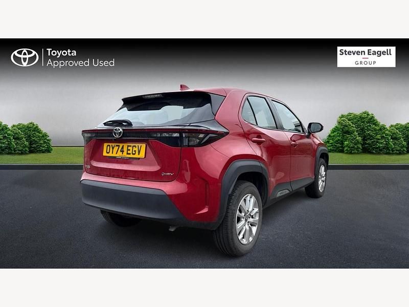 Used Toyota Yaris Hybrid 2024 Red Hatchback