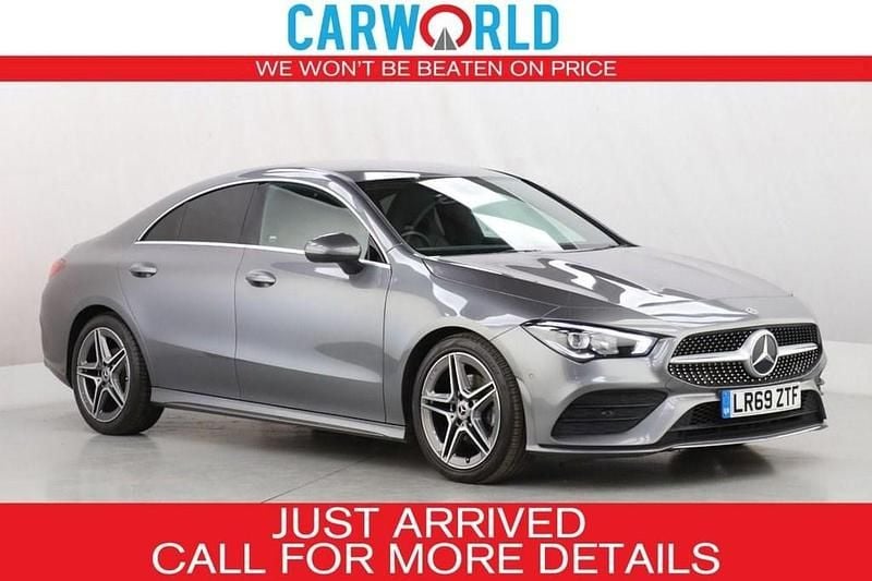 Grey Used 2019 Mercedes CLA180 AMG line Sedan | £18,400 (Good price) - Image 1/3
