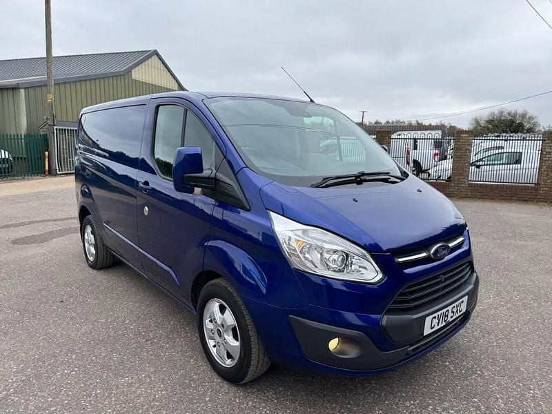 Used Ford Transit Custom Limited 130 HP (95 kW) 2018 Blue Van