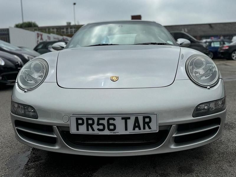 Used Porsche 997 350 HP (257 kW) 2006 Silver Cabriolet