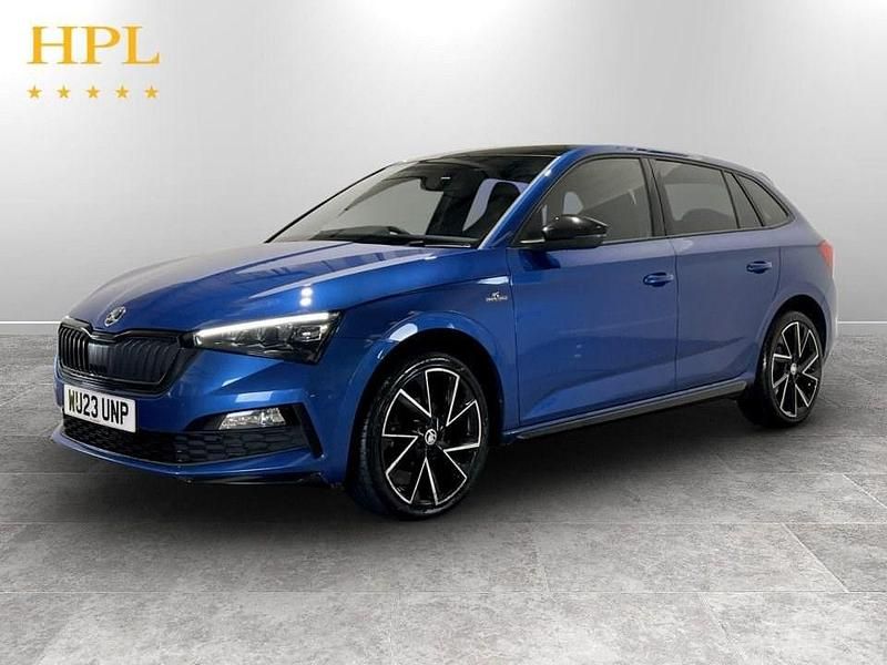 Used Skoda Scala Monte Carlo 110 HP (80 kW) 2023 Blue Hatchback