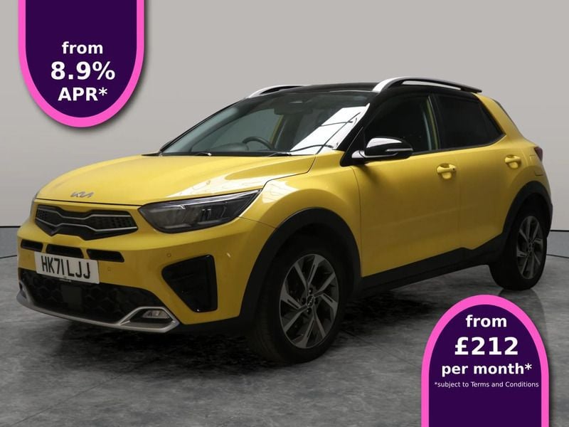 Yellow Used 2021 Kia Stonic GT-Line S SUV | £15,402 (Fair price) - Image 1/4