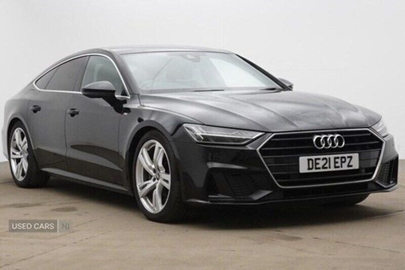 Black Used 2021 Audi A7 Sportback S-Line Hatchback | £27,290 (Fair price) - Image 1/1