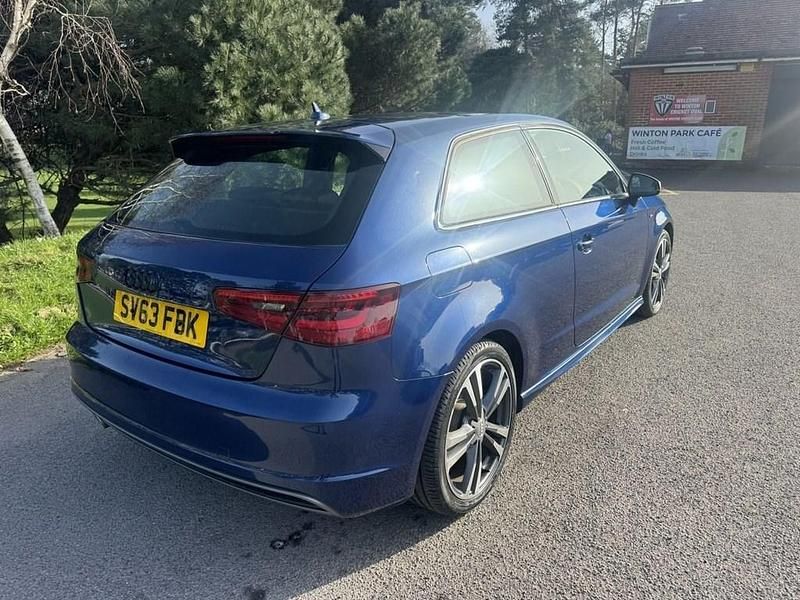 Used Audi A3 S-Line 150 HP (110 kW) 2013 Blue Hatchback