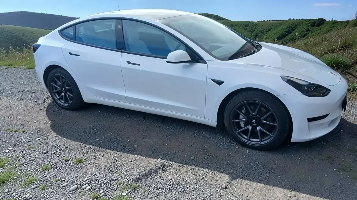 Używany Tesla Model 3 Standard Range 52 kW (72 KM) 2022 Biały Sedan/Limuzyna