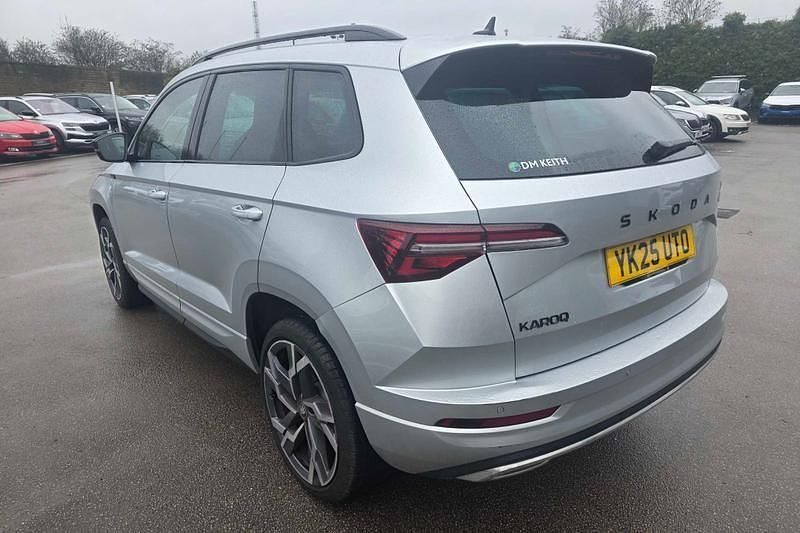 Used Skoda Karoq SportLine 150 HP (110 kW) 2025 Silver SUV