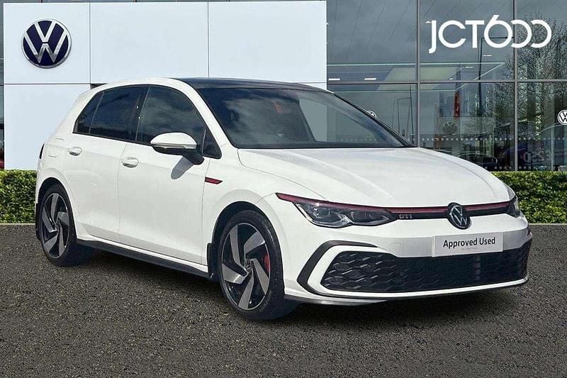 White Used 2024 VW Golf VIII GTI Hatchback | £31,060 (Fair price) - Image 1/4