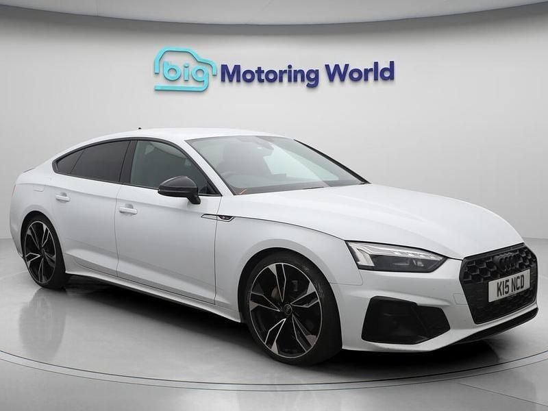 White Used 2022 Audi A5 Sportback Black Edition Hatchback | £28,200 (Fair price) - Image 1/4