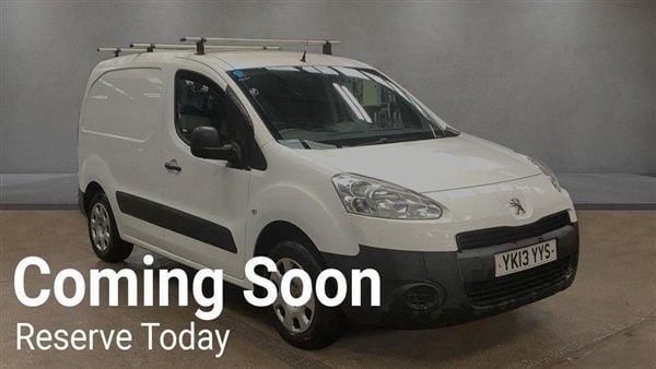 White Used 2013 Peugeot Partner Van | £3,695 (Fair price) - Image 1/1